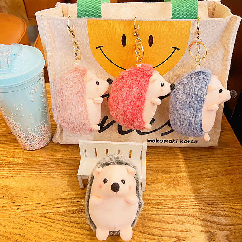 Wholesale Plush Little Hedgehog Keychain